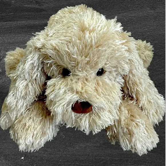 Gund Puppy Dog Plush Fluffy Stuffed Animal Toy Beige 14 " - Picture 3 of 14